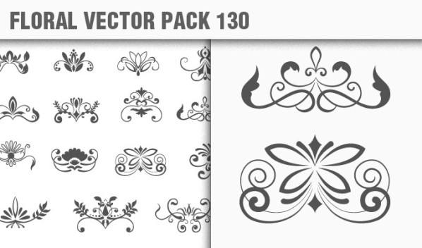 designious vector floral 130 small New Products from Designious.com: 20 Awesome Vector Packs, 10 Urban T shirt Designs & 2 New Freebies