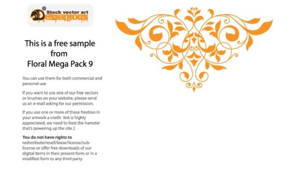 designious vector floral bundle 9 sample New Products from Designious.com: 20 Awesome Vector Packs, 10 Urban T shirt Designs & 2 New Freebies