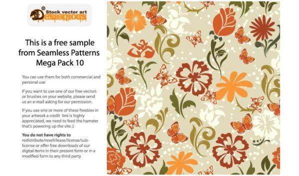 designious vector seamless patterns bundle 10 sample New Products from Designious.com: 20 Awesome Vector Packs, 10 Urban T shirt Designs & 2 New Freebies
