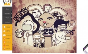 20 amazing Designer portfolio websites 2012 6 285x175 20 amazing Designer portfolio websites 2012 6