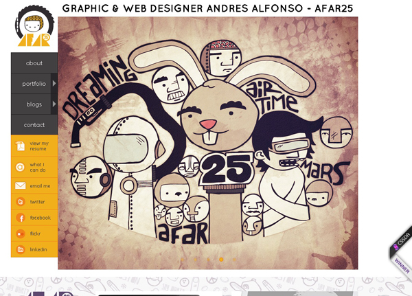 20 amazing Designer portfolio websites 2012 6 20 Amazing Designer Portfolio Websites from 2012
