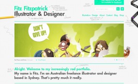 20 amazing Designer portfolio websites 2012 8 285x175 20 amazing Designer portfolio websites 2012 8