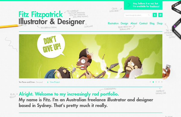 20 amazing Designer portfolio websites 2012 8 20 Amazing Designer Portfolio Websites from 2012
