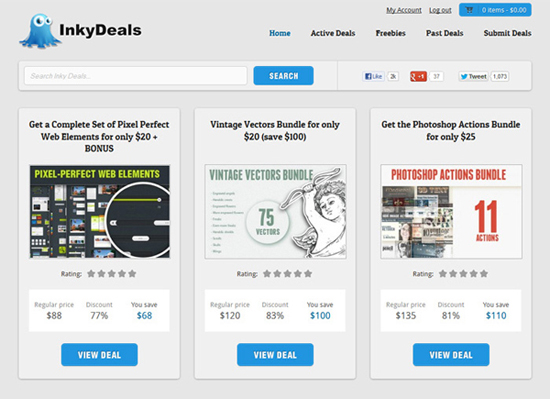 3 Inkydeals redesign homepage copy Inky Deals   The Launch of the New Website