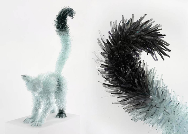 Amazing glass shard sculptures Marta Klonowska 2 Amazing Glass Shard Sculptures by Marta Klonowska