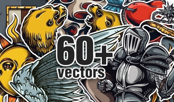 10 New Fabulous Vintage Vector Packs & Freebie from Designious.com