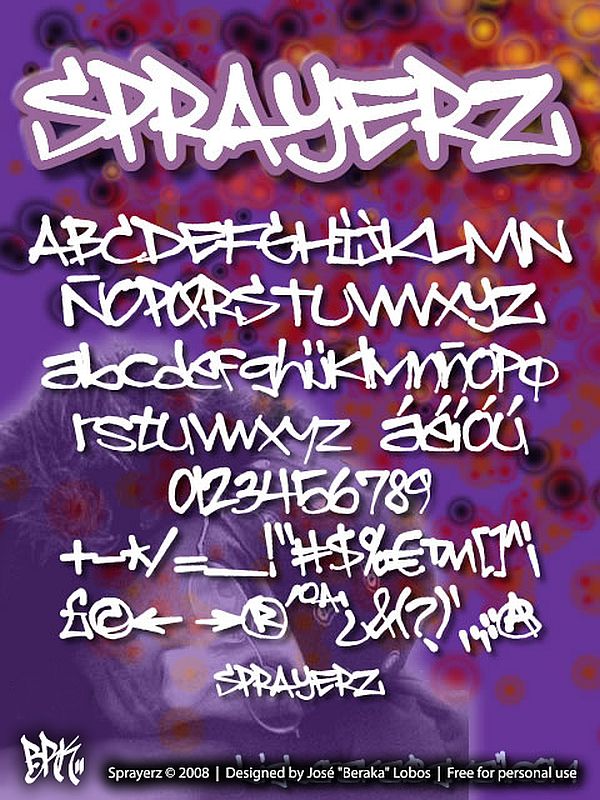 free graffiti font