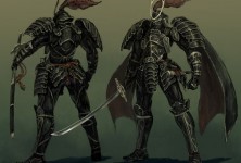 black samurai knight